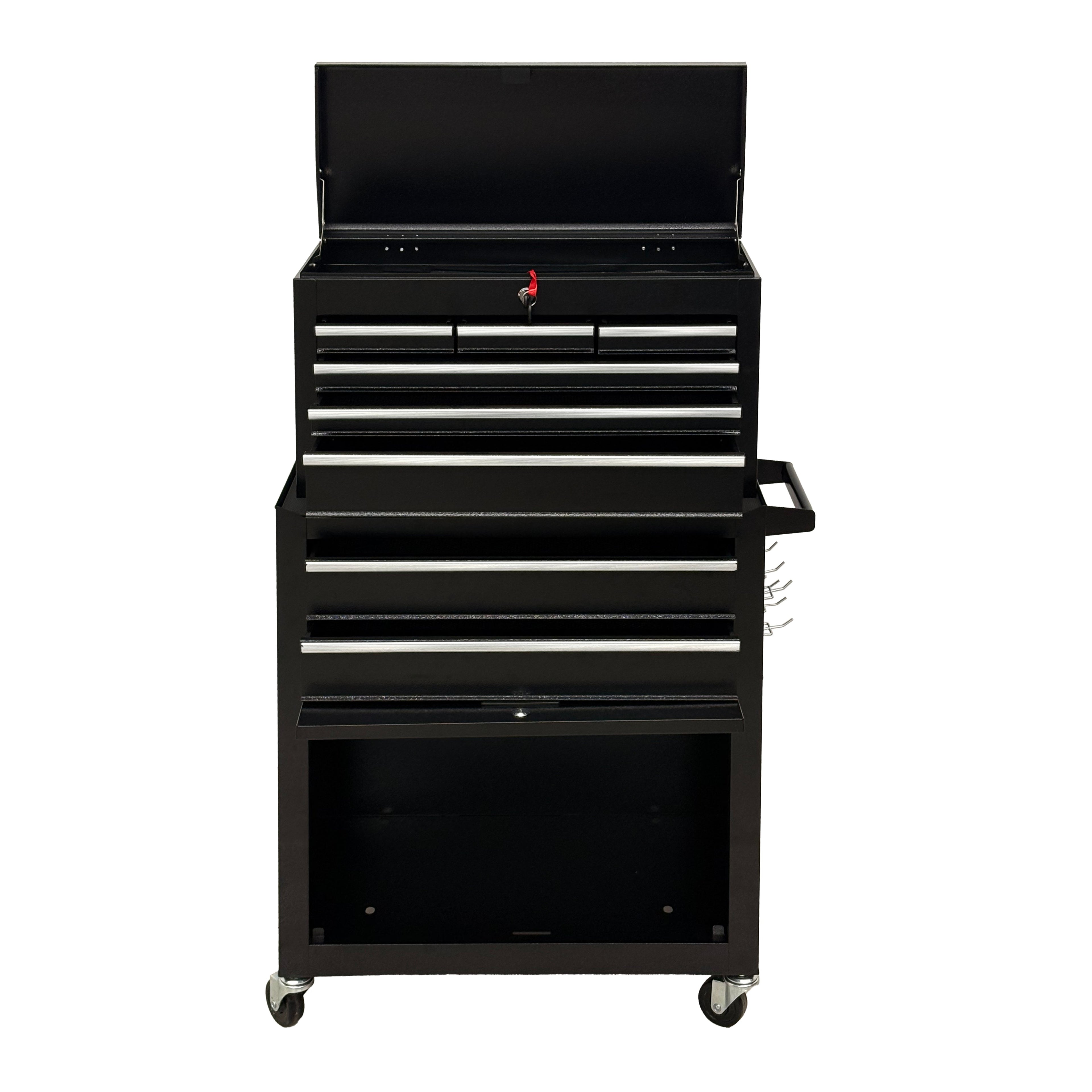 8-Drawer High-Capacity Rolling Tool Chest, Black