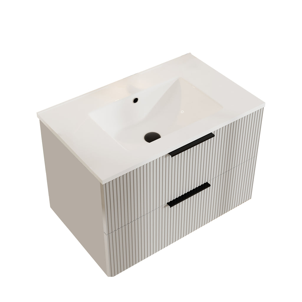 30 Inch Bathroom Vanity Cabinet With Ceramic Sink