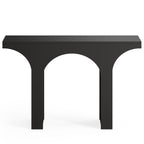 47-Inch Modern Black Console Table