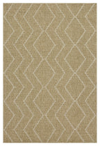 Earth GC_NTL1011 Jute/White Indoor/Outdoor Area Rug