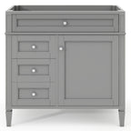 36" Bathroom Vanity Without Top Sink
