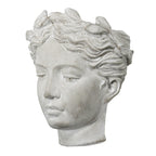 Small Visage Cement Wall Planter Wall Vase