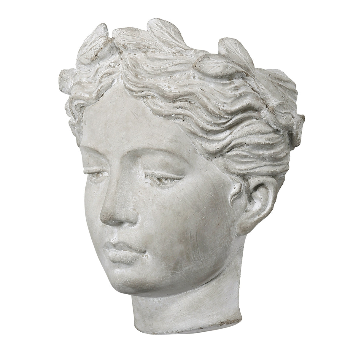 Small Visage Cement Wall Planter Wall Vase