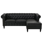 U-style 85" Modern 4-Seater L-Shaped Sectional Sofa