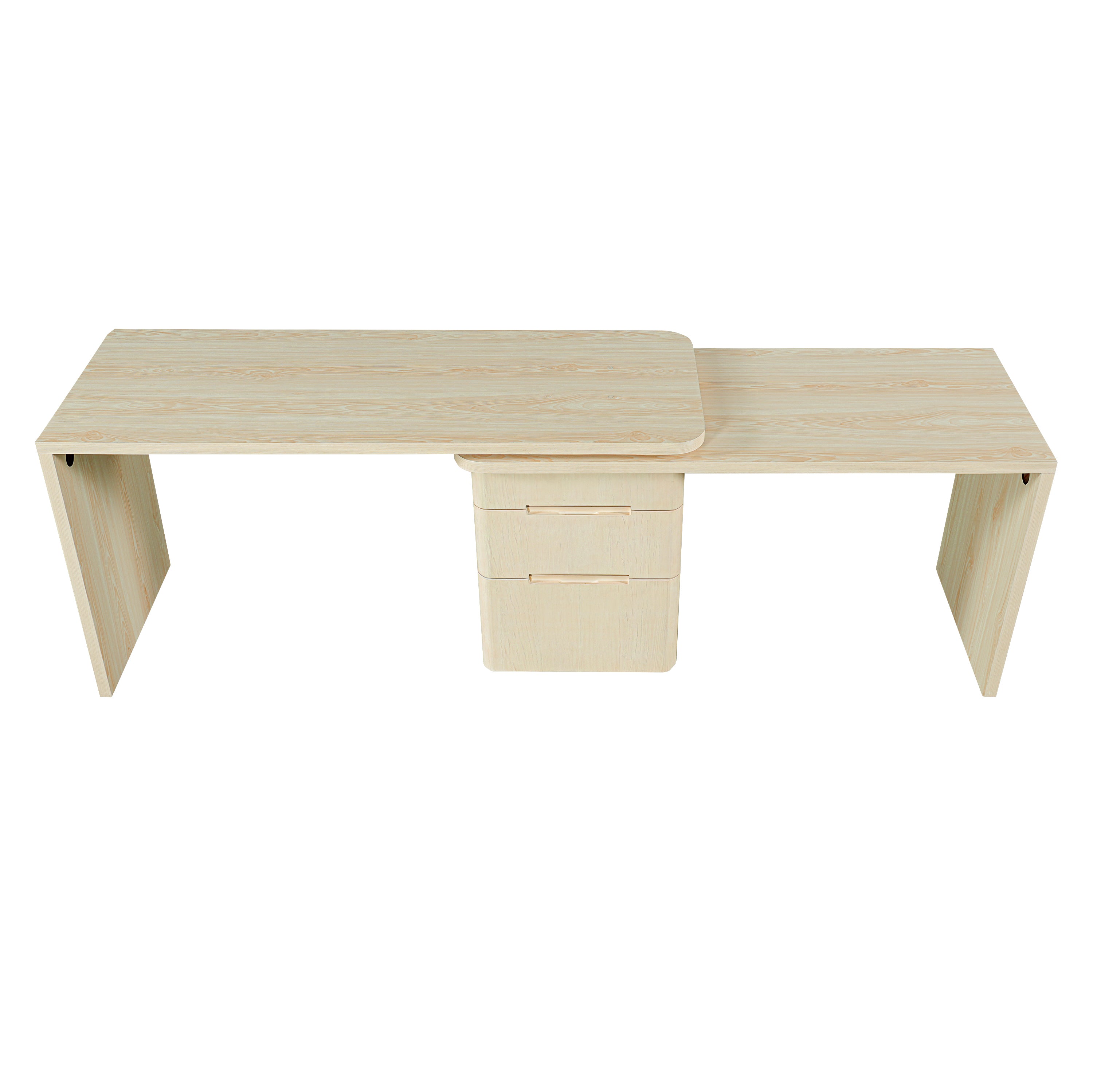 90" Modern L Shaped Desk