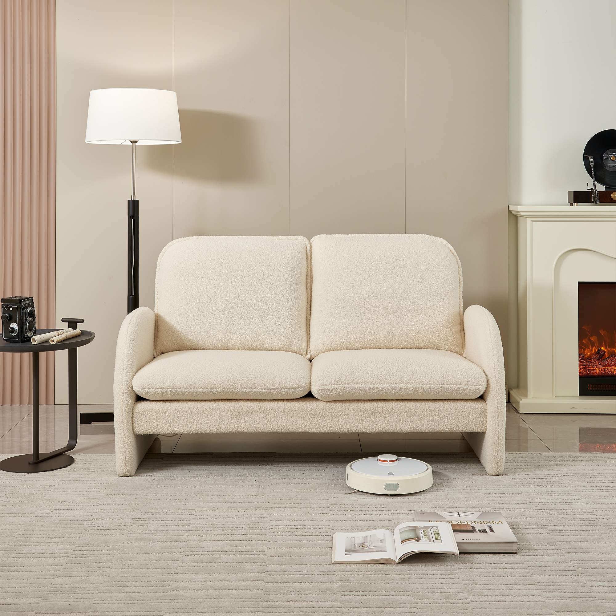 59" Loveseat Sofa Small Couch for Living Room