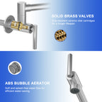Brushed Nickel Pot Filler Faucet