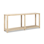 Milo 71" Reclaimed Wood Console Table with Lower Shelf