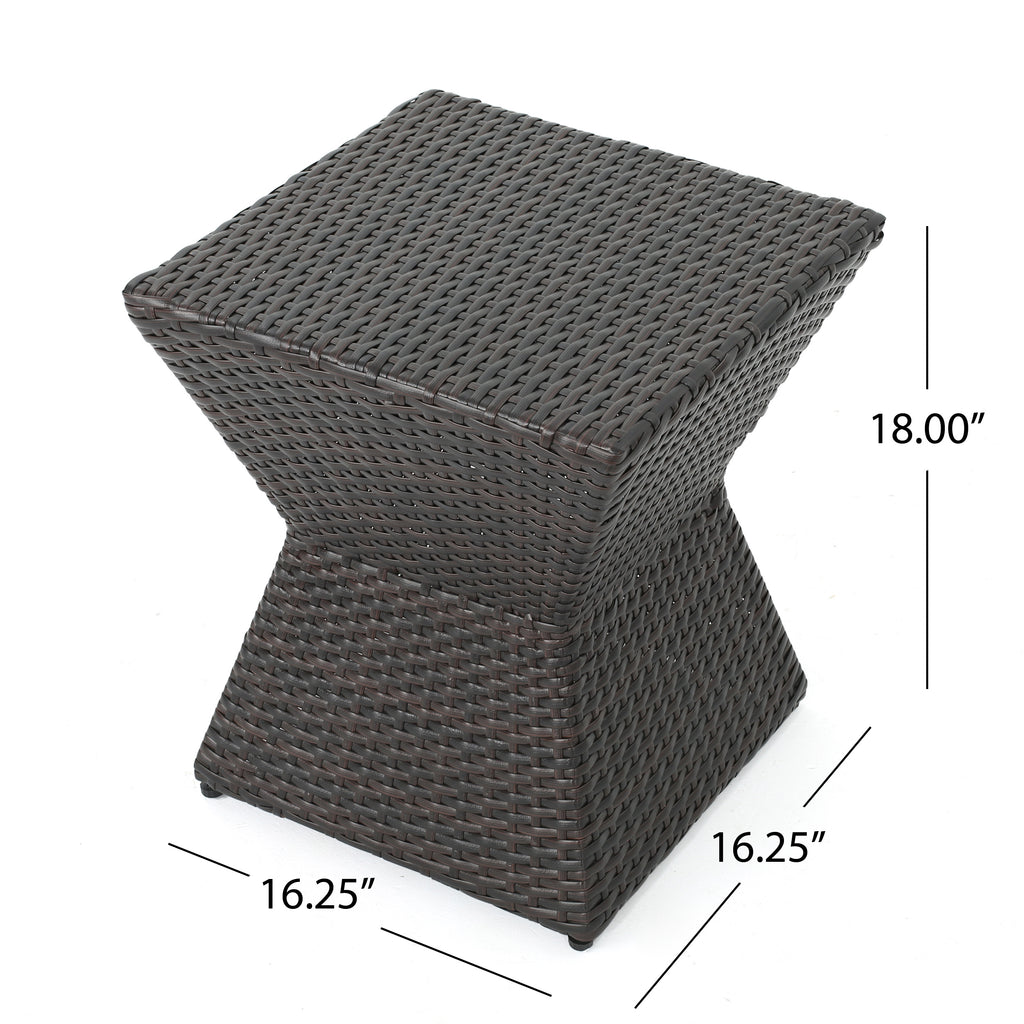 Calhoun 16 Outdoor Wicker End Table