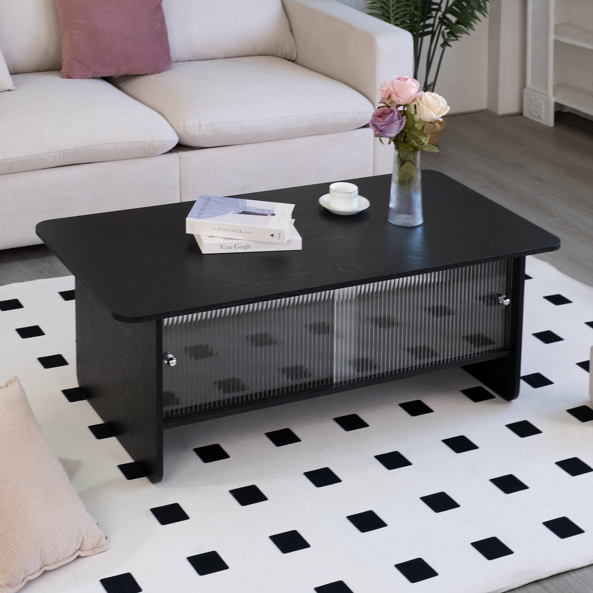 47" Coffee Table With Storage