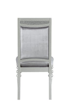 Maverick Fabric & Platinum Finish Side Chair (Set of 2)