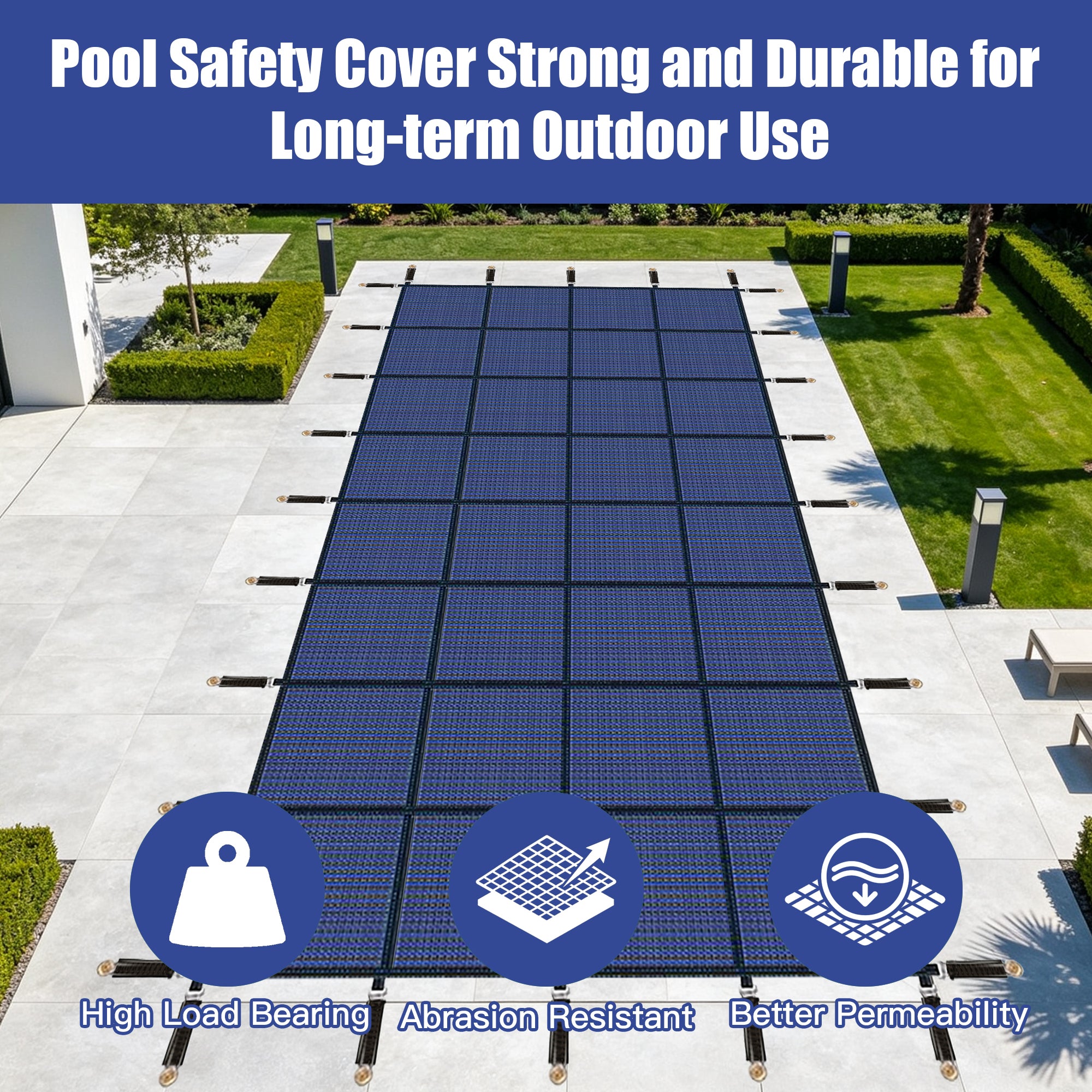 Inground Pool Safety Covers for Swimming Pools