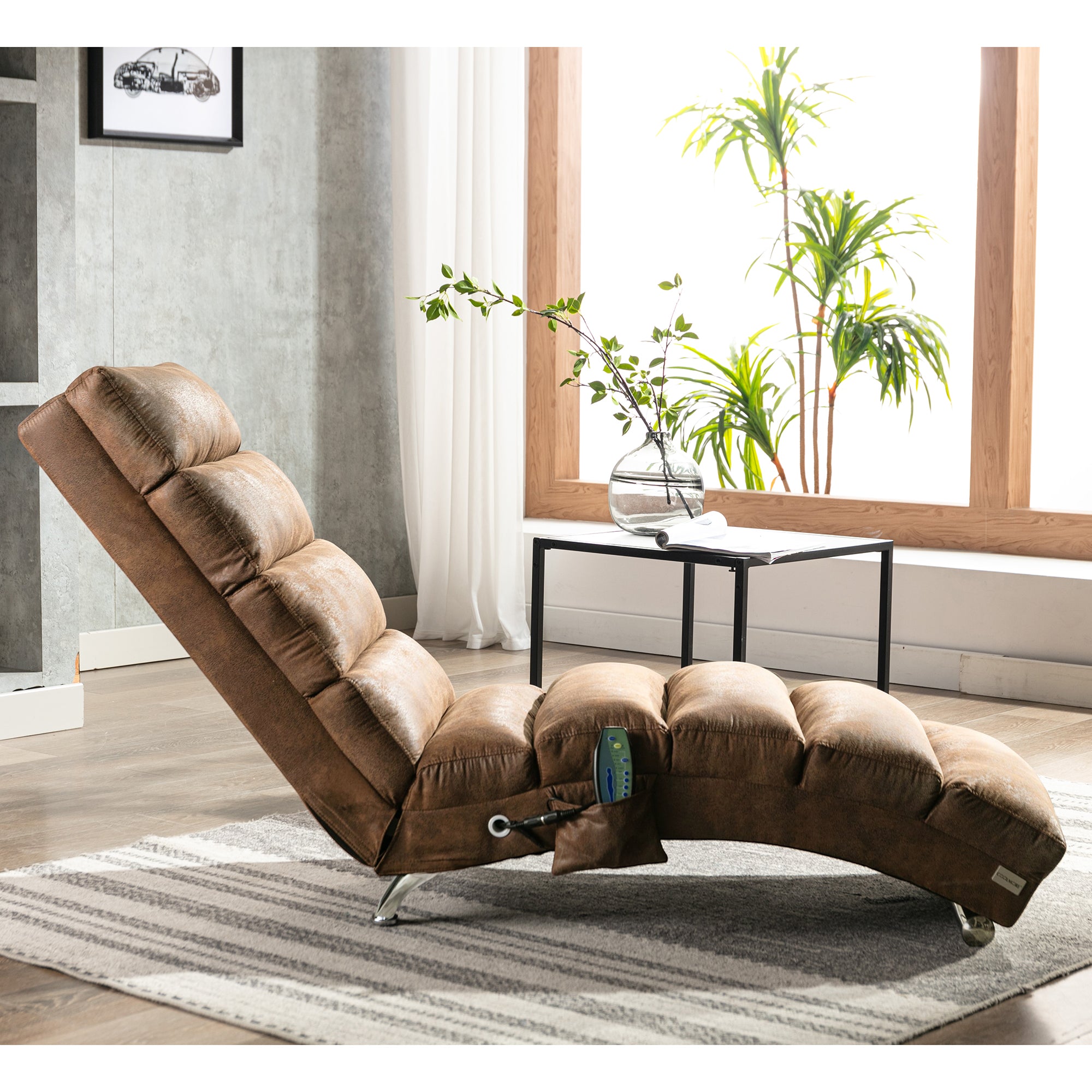 Coolmore Luxury Upholstered Chaise Lounge Chair
