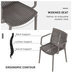 Summer 4pcs Warm Patio Furniture Set