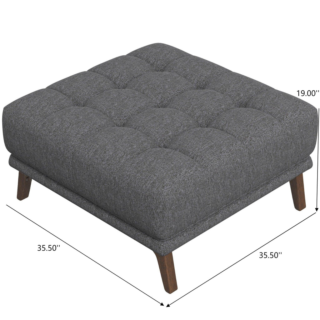 Addison Square Upholstered Ottoman