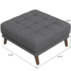 Addison Square Upholstered Ottoman