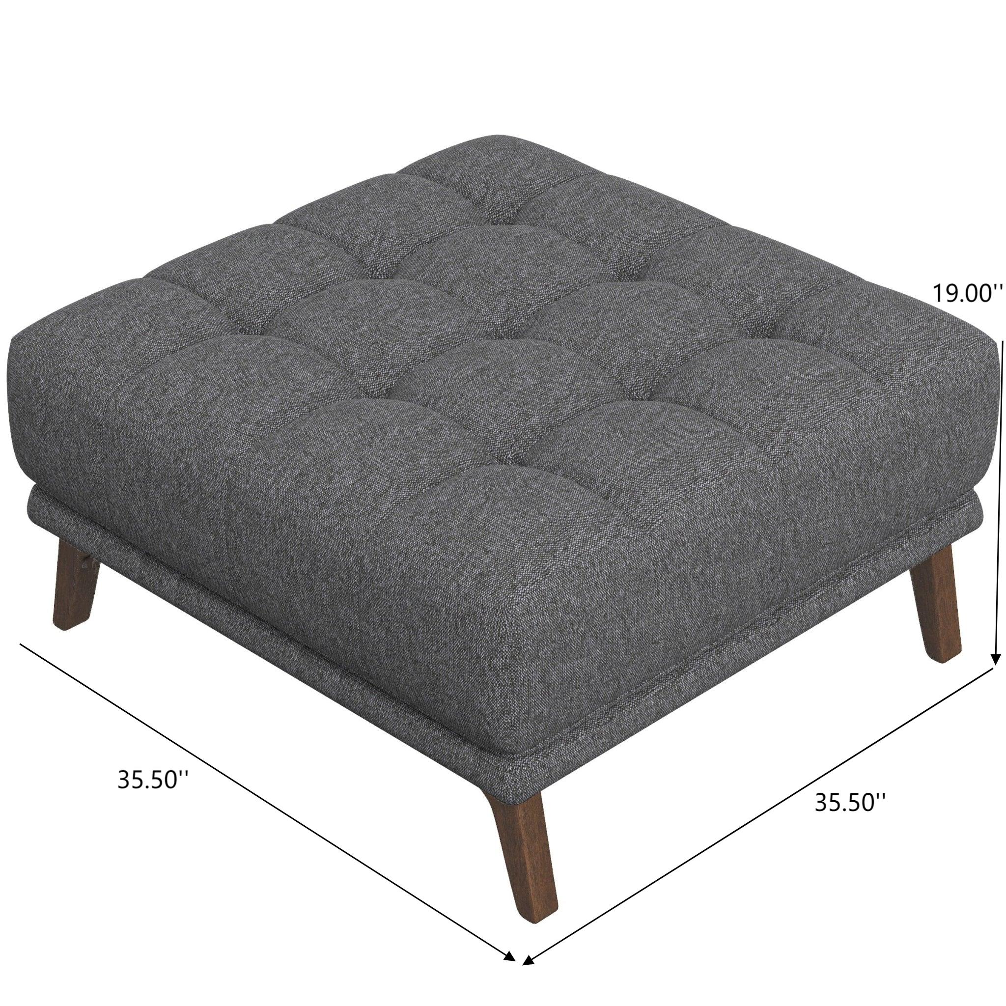 Addison Square Upholstered Ottoman