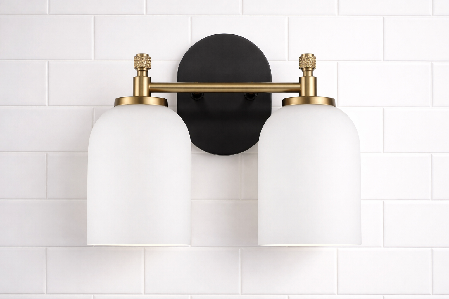 Vortex Traditional Style Two Lights Vanity Over Bathroom Mirror Wall Sconce
