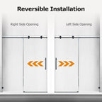 Frameless Single Sliding Shower Doors