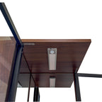 70" Display Cabinet with Glass Doors and Lights