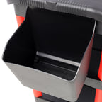 3 Tier Rolling Auto Detail Cart With Wheels, 2 Buckets