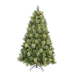 6FT Pre-Lit Artificial Christmas Tree