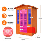 Outdoor Sauna Room for 2 People
