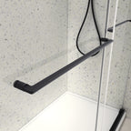 5476 Inch North American Frameless Double Sliding Matte Shower Door