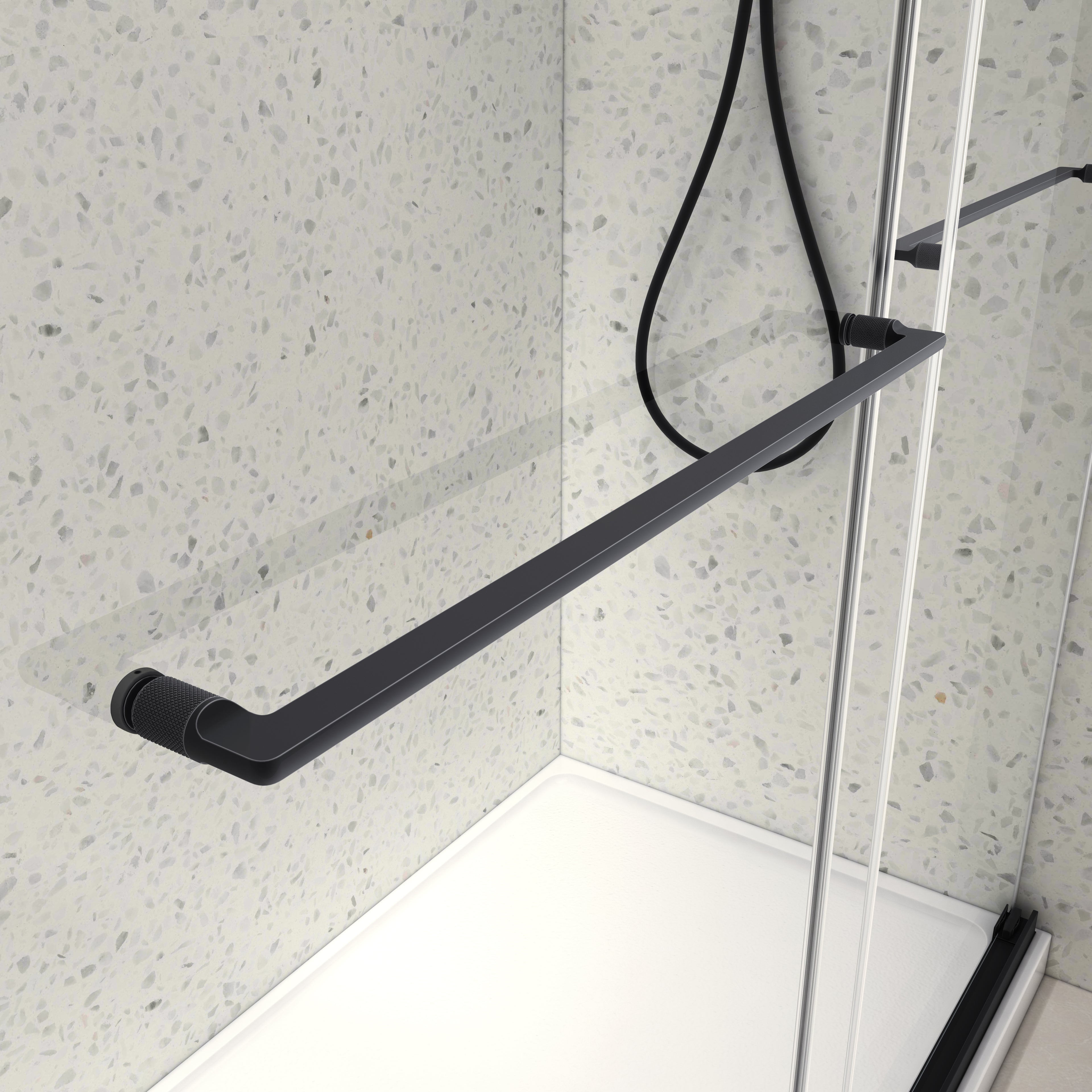5476 Inch North American Frameless Double Sliding Matte Shower Door