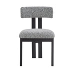 Upholstered Armless Dining Chairs With Metal Legs (Set of 2)