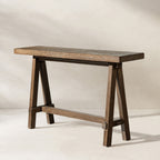 Hawthorne 60" Solid Reclaimed Elm Trestle Console Table