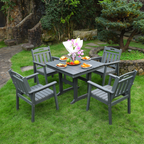HDPE Outdoor Patio Dining Set