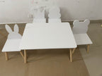 Big Kids Table and 4 Chairs Set