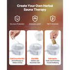 Upgraded Portable Steam Sauna for Home, 2 Person Full Body Home Spa Tent