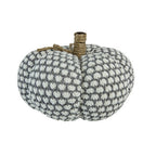 Set of 4 Knite Pumpkin Ornaments for Holiday Decor