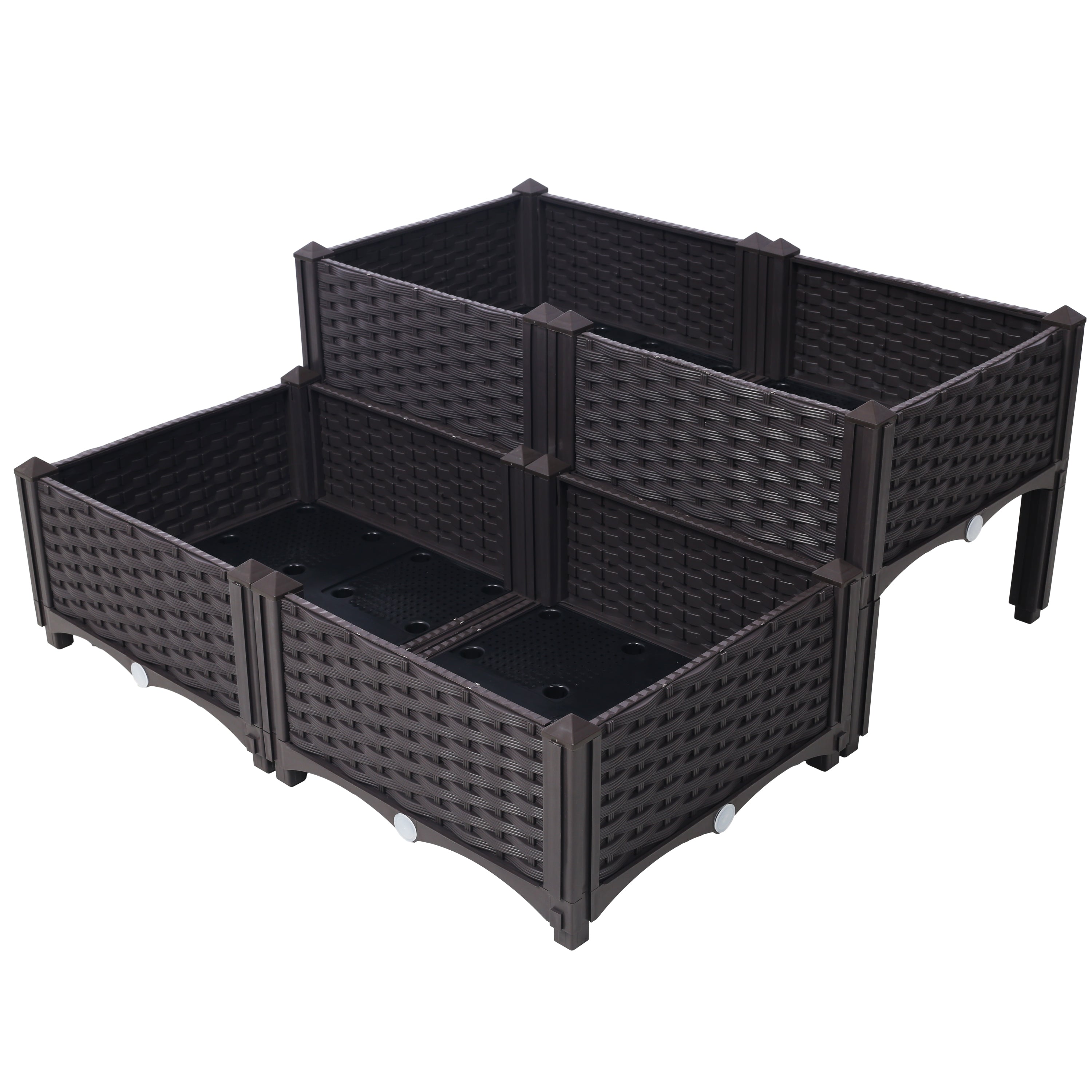 4 Piece Raised Garden Bed with Legs
