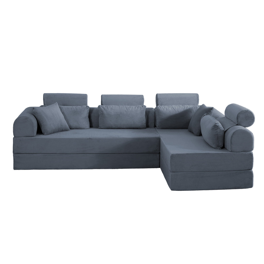 L Shape Modular Sectional Sofa - Compressed Sectional Sofa