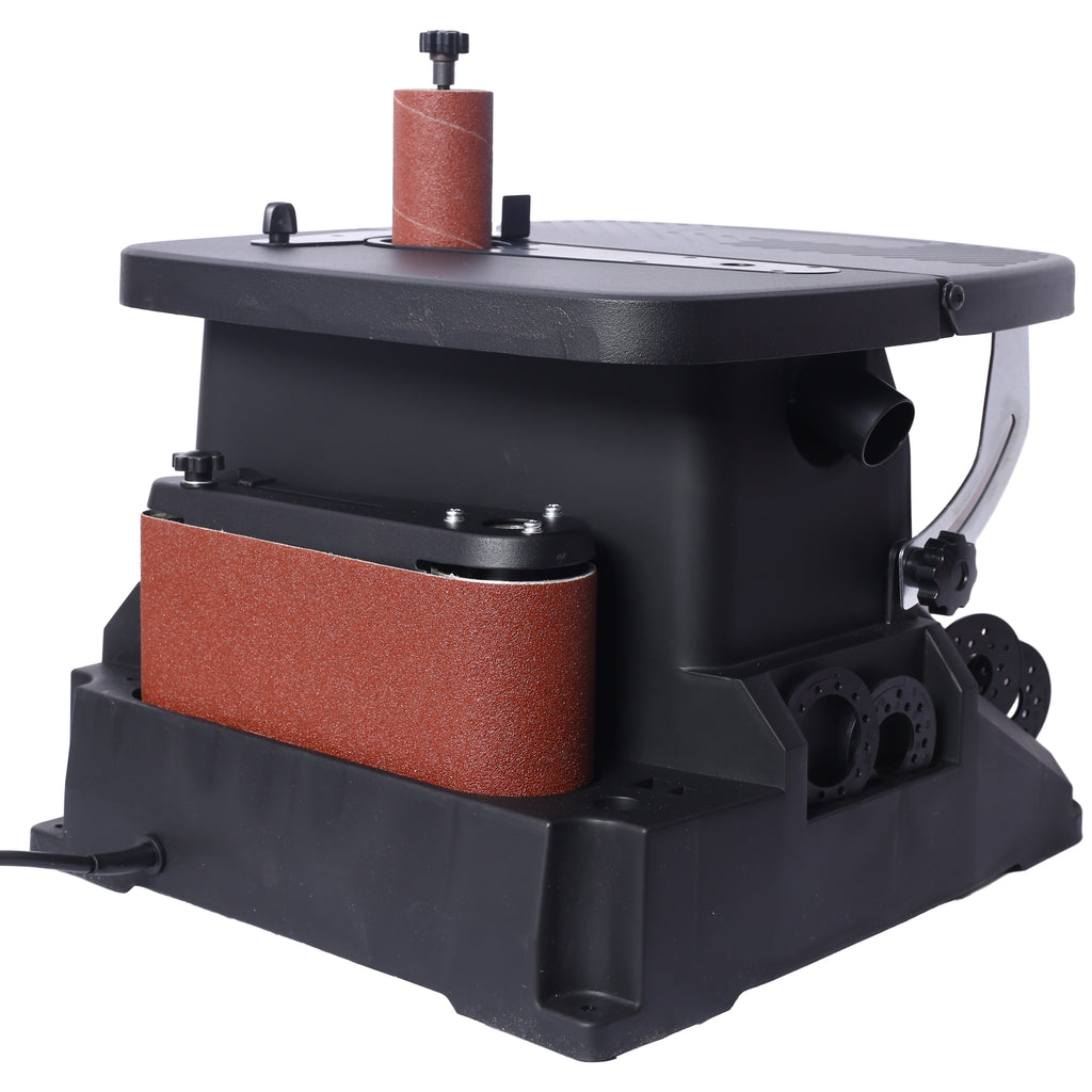 Vertical Oscillating Spindle Sander & Belt Sander, 2 In 1