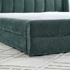 Queen Size Upholstered Bed Frame with Thick Fabric