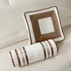 7 Piece Comforter Set - Taupe/Brown King