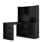 L Shaped Desk with Charger, Computer Desk with Drawers