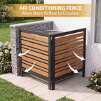2-Panel Outdoor Air Conditioner Fence Screen