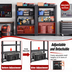 60"H 4-Tier Adjustable Heavy Duty Shelving Rack