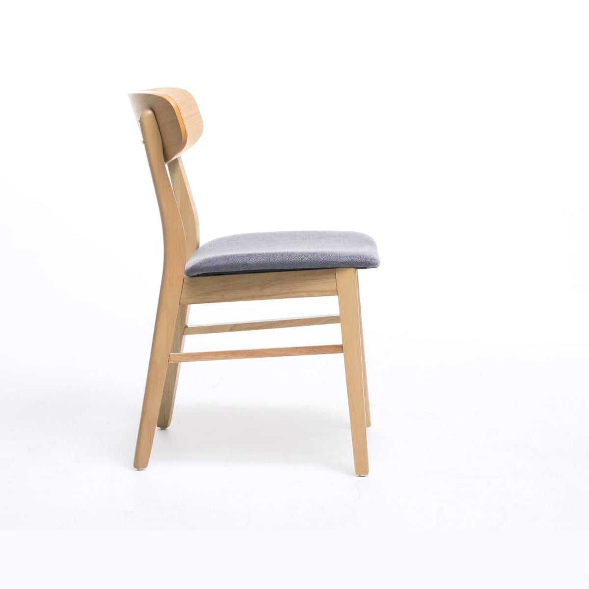 Upholstered Chenille Fabric Dining Chair Set of 2