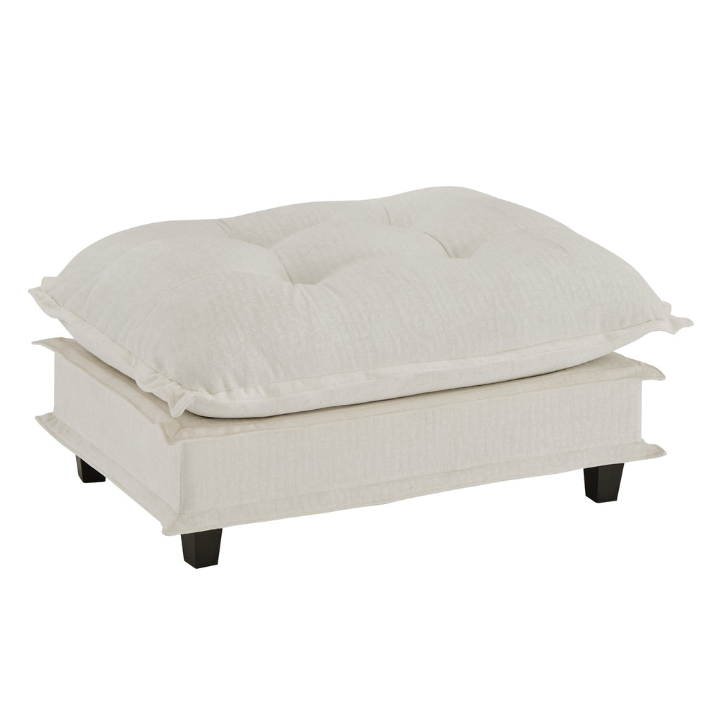 73-Inch Chenille Ottoman