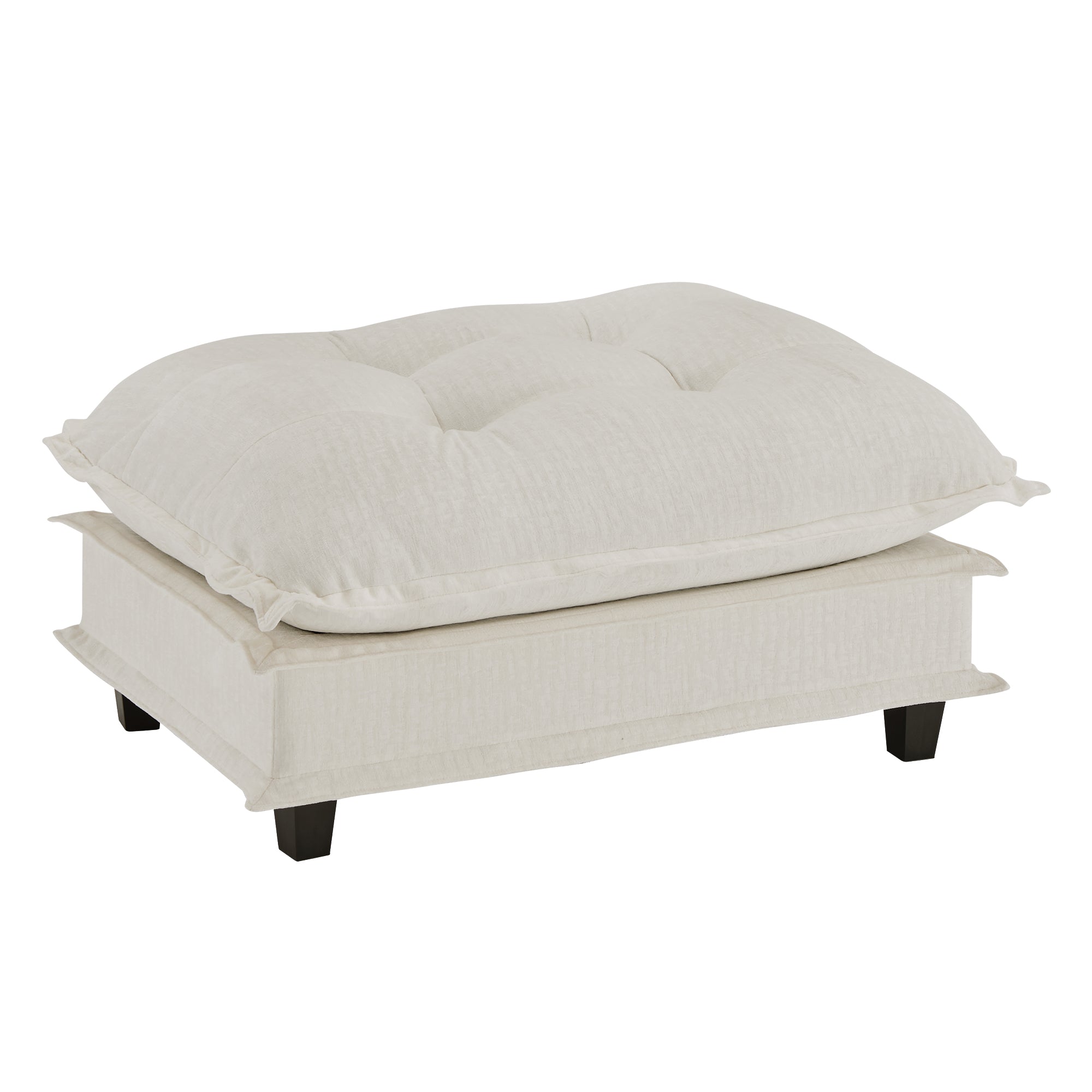 73-Inch Chenille Ottoman