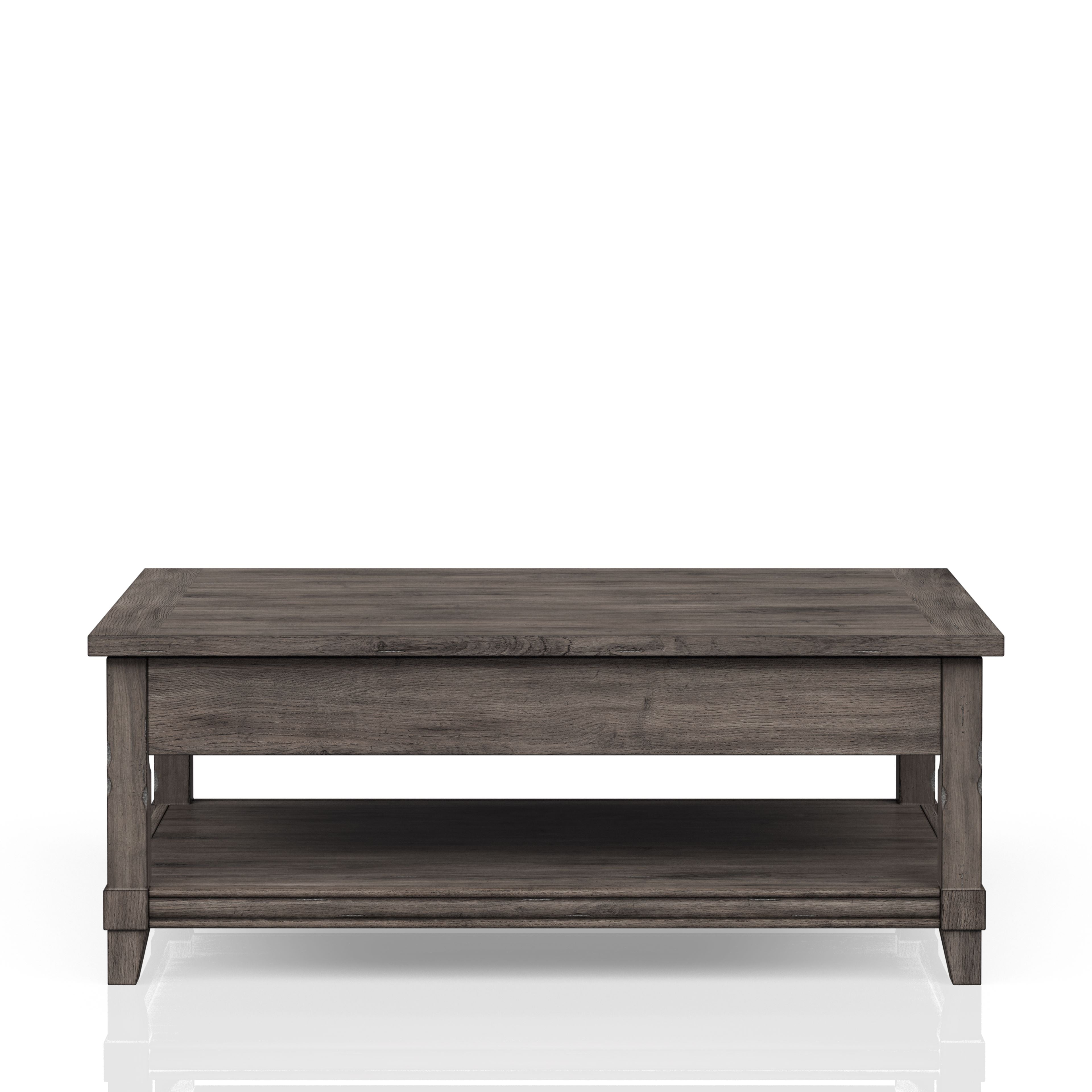 Lift Top Cocktail Table With Casters