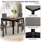 5-Piece Dining Table Set with 4 Chairs