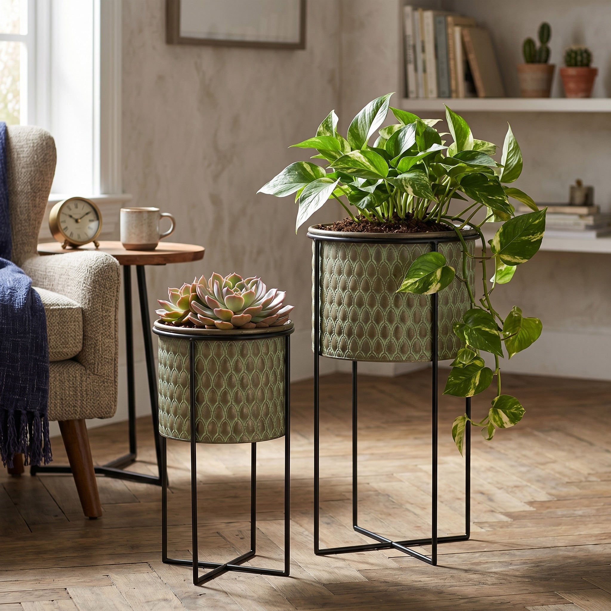 S/2 Textured Pots