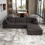 Cecilia Modular Corner Sectional Modern Fabric Sofa